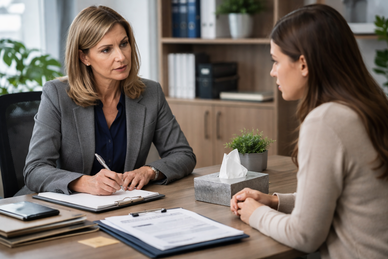 HR meeting for reporting harassment